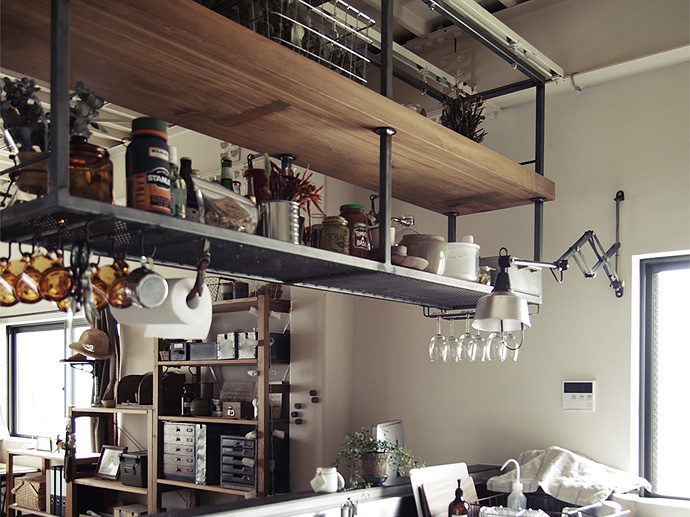 おしゃれな吊戸棚でカフェ風なキッチンに Part２ Blog Tokorozawa8 8nakama エイトデザイン