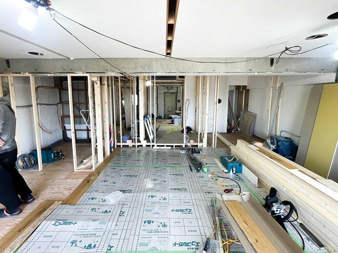 【名古屋市港区K様邸マンションリノベーション】大工工事②