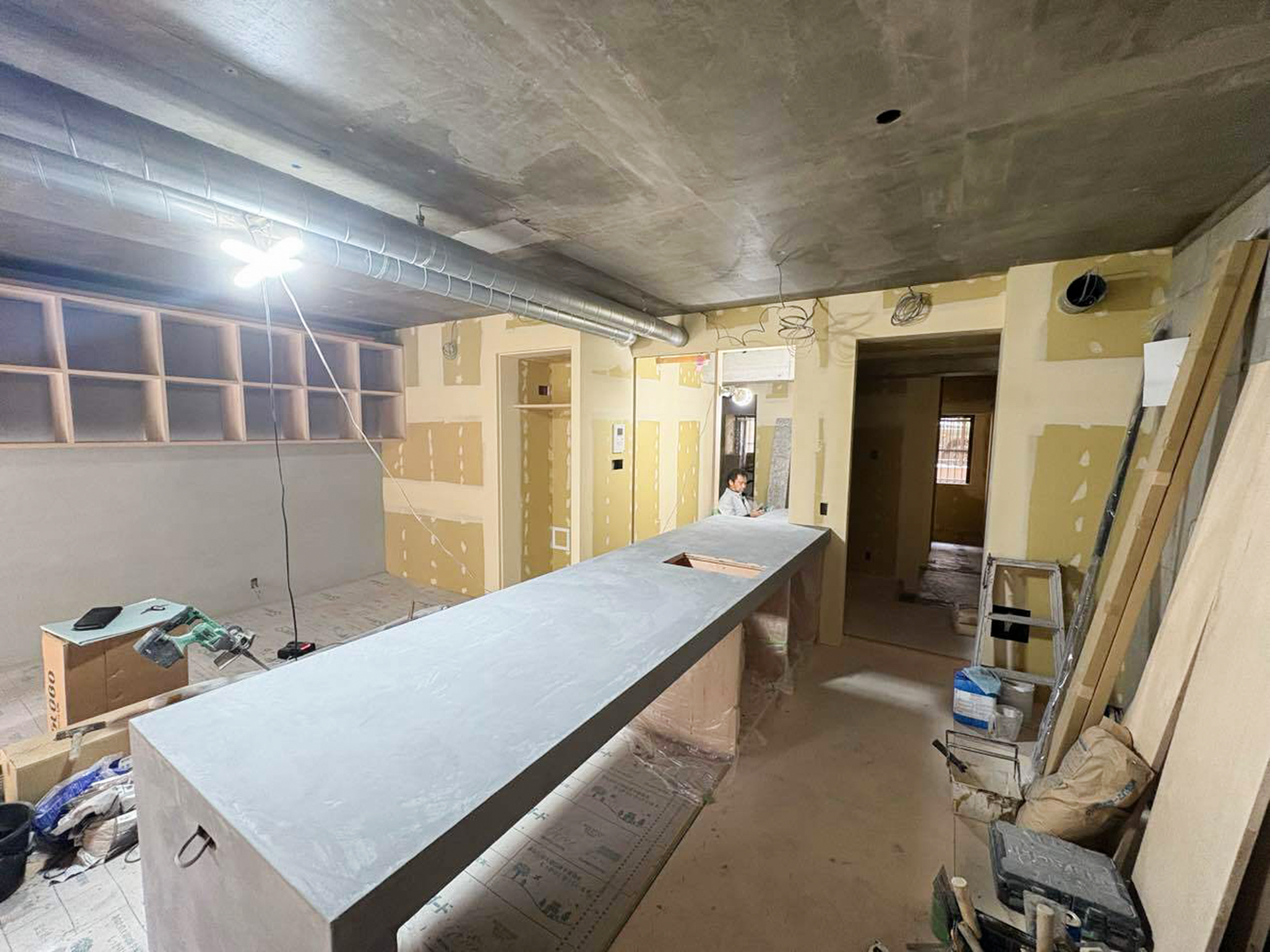 【日進市E様邸マンションリノベーション】左官工事