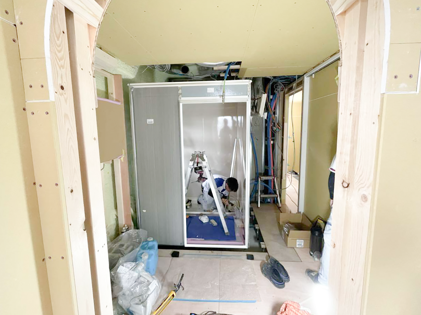 【名古屋市天白区K様邸マンションリノベーション】UB組み