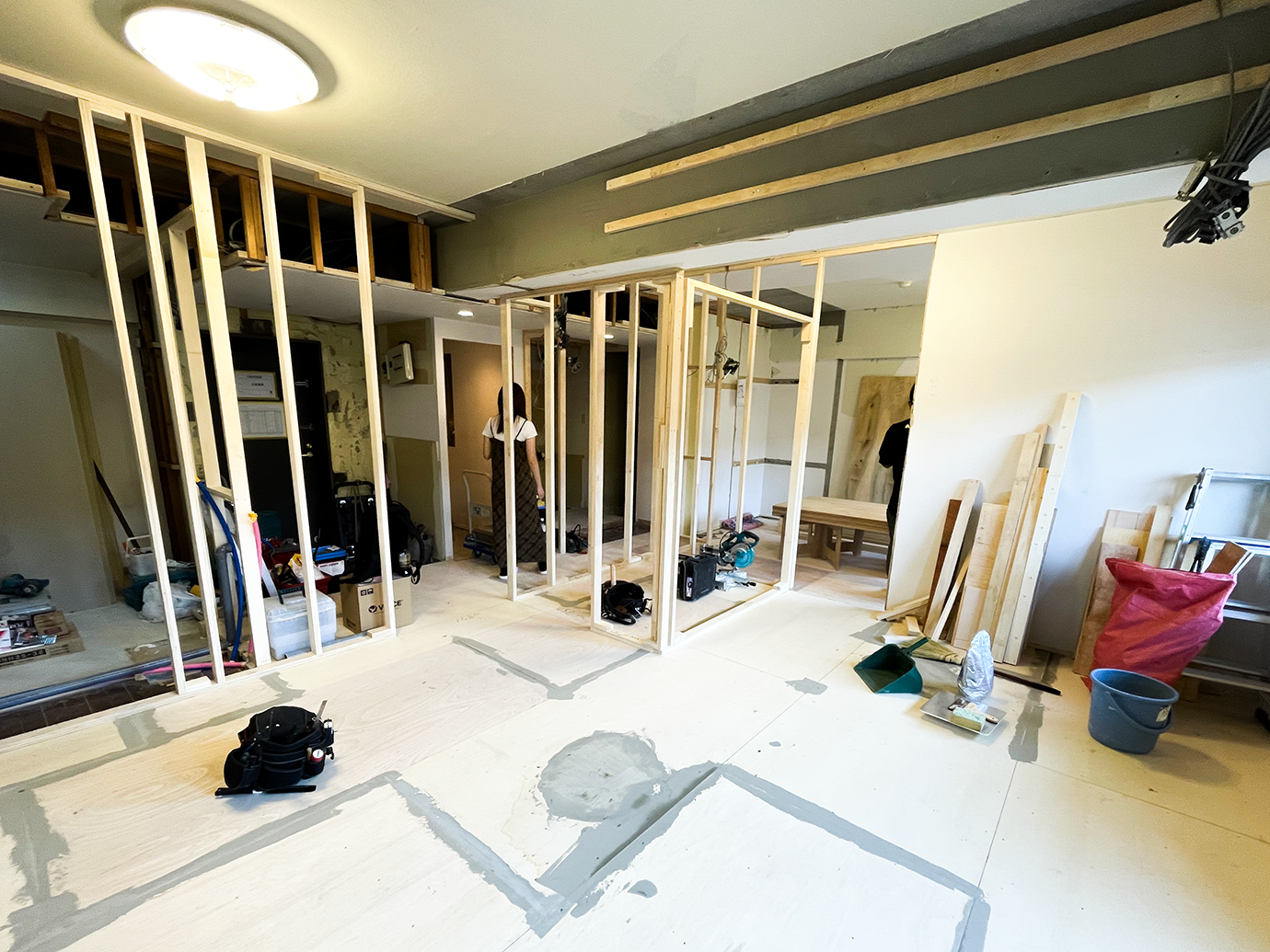 【東京都練馬区K様邸マンションリノベーション】大工工事②