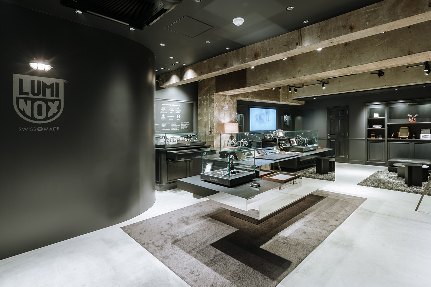 Luminox Lounge｜時計ブランドの店舗デザイン